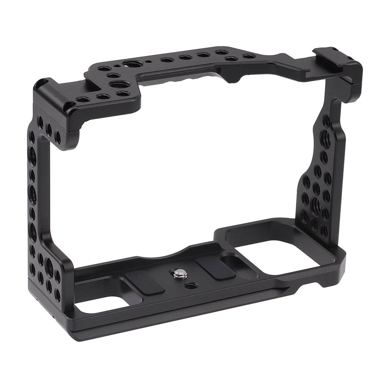 Cage Aluminum Alloy Video Cage Replacement for Sony A7M3 A7R3 A9 Mirrorless with Cold Shoe Mount 14 Inch & 38 Inch Screw Holes