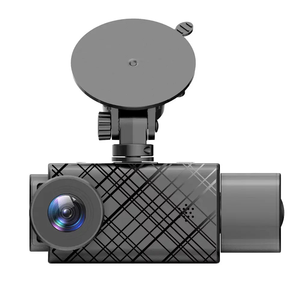 Nebublu 3 Cameras Dash Cam, Car Video Recording Camcorder, Auto Safety Driving Recorder