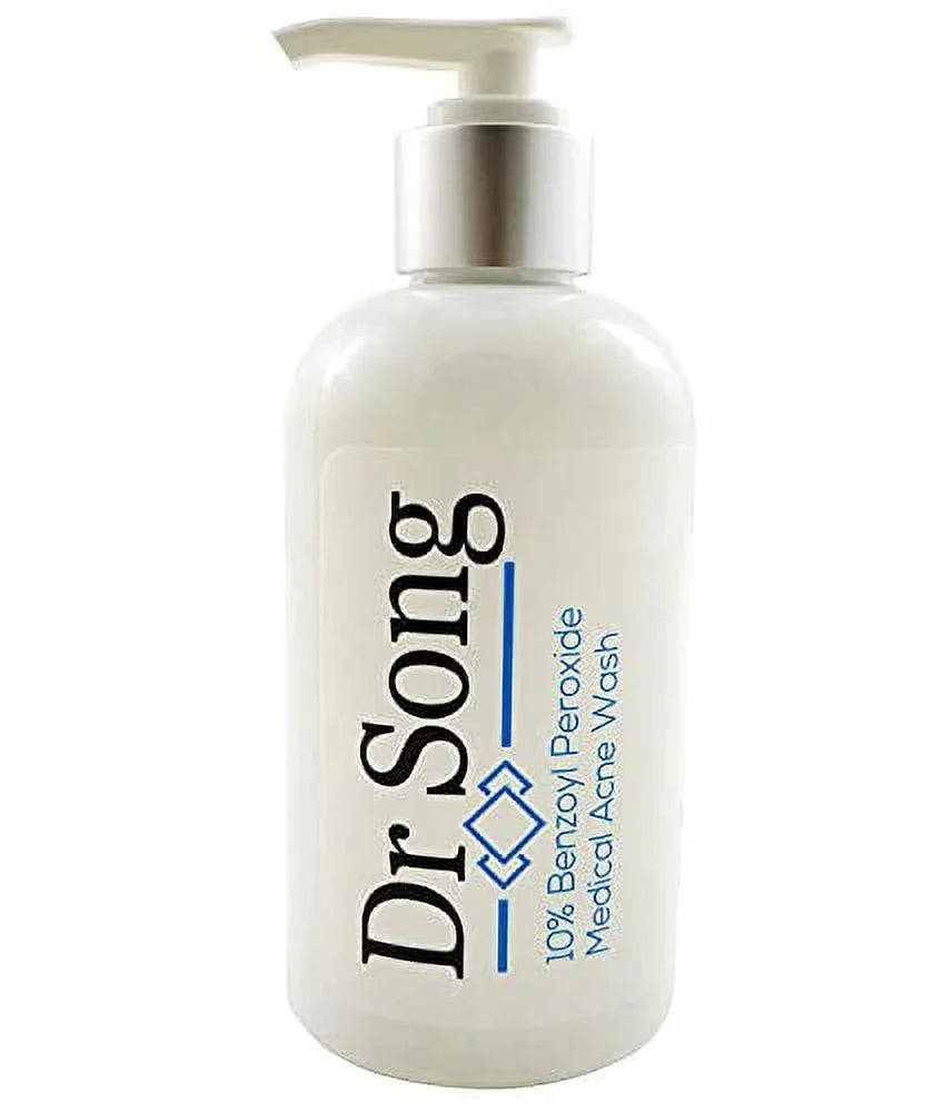 Dr Song Benzoyl Peroxide Wash 10% Acne Treatment: Acne Face Wash & Body Wash Lone this