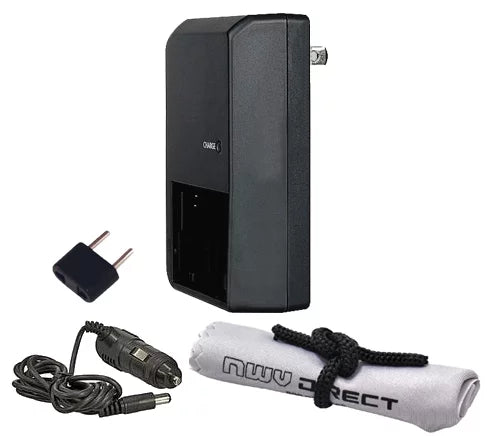Leica D- 6 Off Camera 'Intelligent' Rapid Charger + Nwv Direct Microfiber Cleaning Cloth.