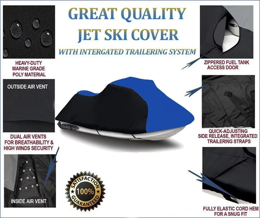 /  -,  600D   Cover Compatible for Kawasaki Ultra 150 / JH1200 1998 99 2000 2001 2002 2003 2004 2005 2 Seater