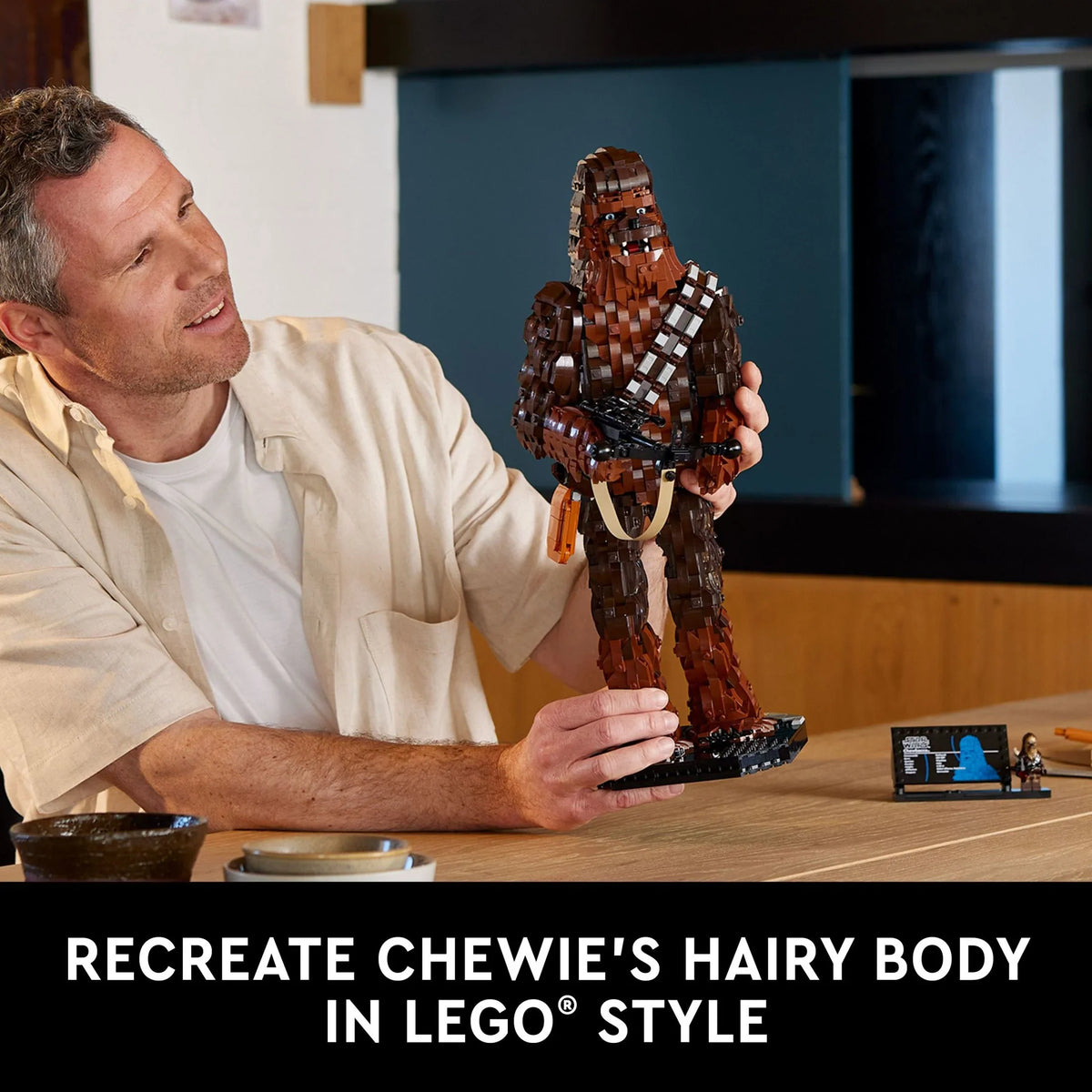 Star Wars Chewbacca, Buildable May the 4th Collectibles for Adults, Build and Display Chewbacca Collectible, Fun Star Wars Fan Gift for Teens, or any Star Wars Original Trilogy Fan, 75371