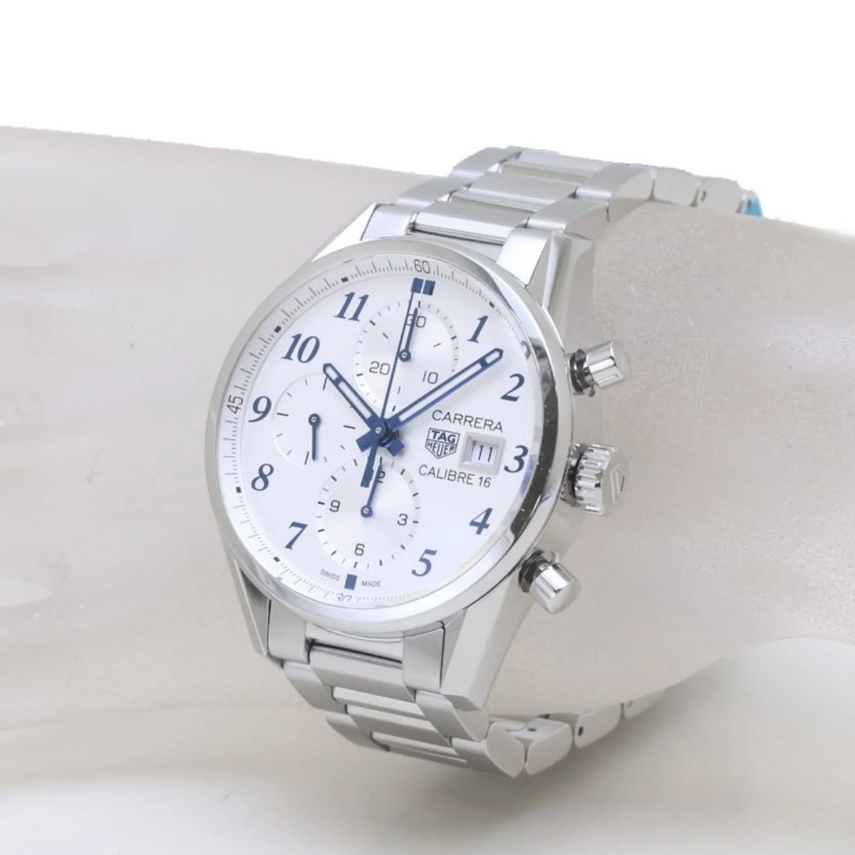Pre-Owned   Carrera Chronograph Blue Edition CBK2114.BA0715 Stainless Steel Men's 39307 (Good)