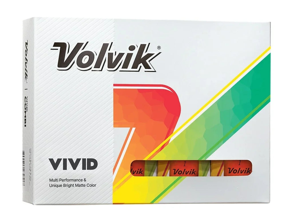 Volvik Vivid Golf Balls (Matte Orange, 12pk) 1dz, 2024