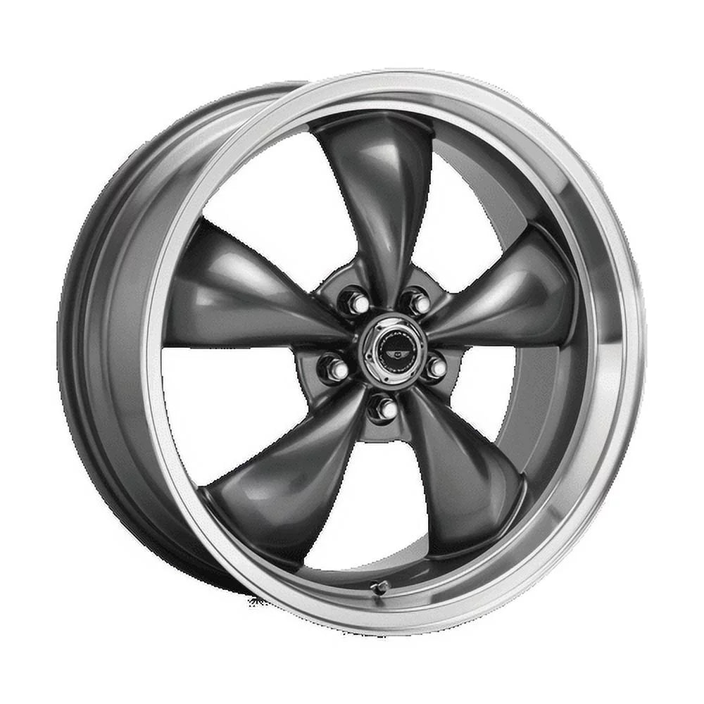 American Racing Aluminum Rim AR105   M 17X7.5in Anthracite Machined Lip Finish, AR105M77591A