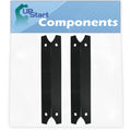 2-Pack  Grill Heat Shield Plate Tent Replacement Parts for Charmglow 810-7420-S - Compatible Barbeque Porcelain Steel Flame Tamer, Flavorizer Bar, Vaporizer Bar, Burner Cover 17 3/4"