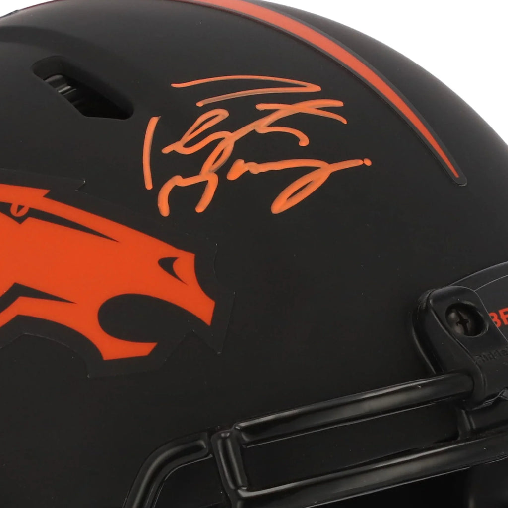 Peyton Manning Denver Broncos Autographed Riddell Eclipse Alternate Speed Authentic Helmet
