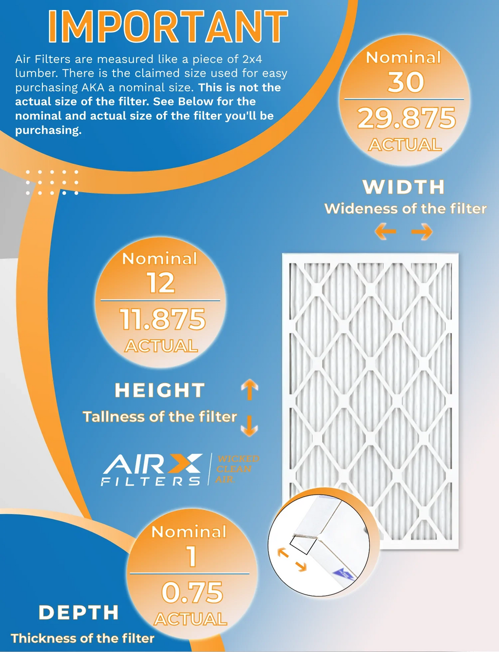 12x30x1 Air Filter  8 Rating, 12 Pack of Furnace Filters Comparable to  700 &  5 - Made in  by     .