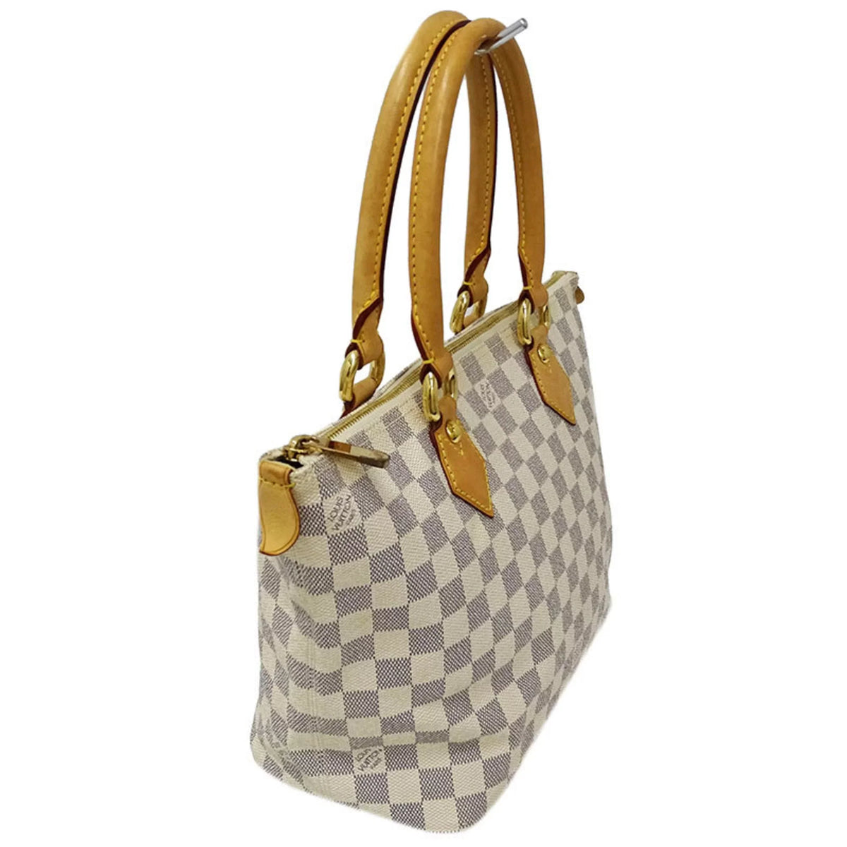 Authenticated Used Louis Vuitton   Bag Damier Azul Ladies Tote Handbag Saleya  N51186 White Gray