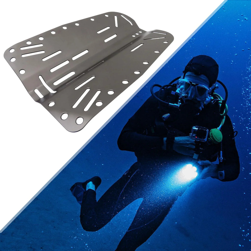 kesoto Diver  Gear Scuba Diving Backplate Equipment Dive Accessories Plate Underwater Harness Hardware Aluminum Alloy Tech Diving
