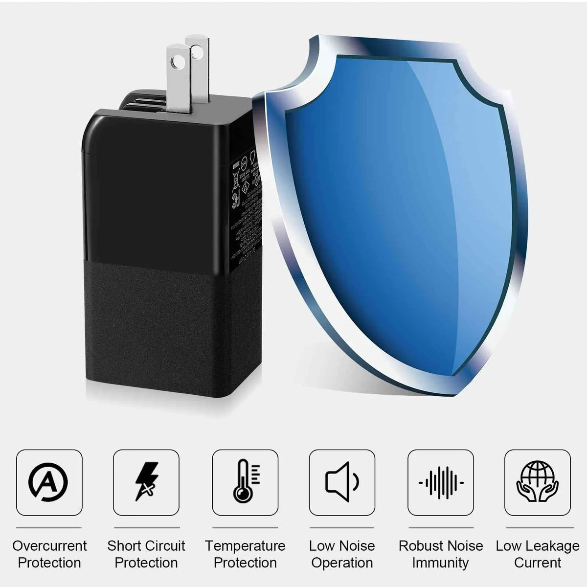 UrbanX 65W Fast Travel Charger with 3 Ports  & Dual -C High-Speed Charging Compatible with Doogee S86/S88 Plus/S96 Pro/S58 Pro/S59, iPhone, Samsung Galaxy, Google Pixel, MacBook, Steam Deck