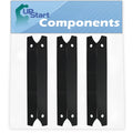 3-Pack  Grill Heat Shield Plate Tent Replacement Parts for Charmglow 8106330B - Compatible Barbeque Porcelain Steel Flame Tamer, Flavorizer Bar, Vaporizer Bar, Burner Cover 17 3/4"