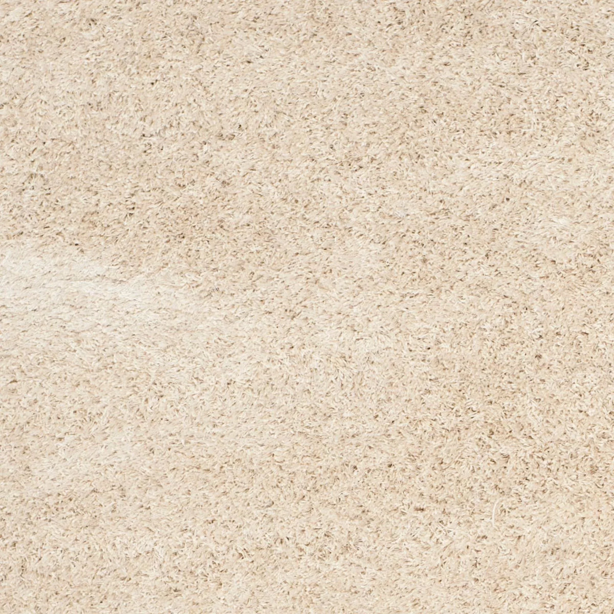 Charlotte Solid Plush Shag Area Rug, Ivory, 8' x 10'