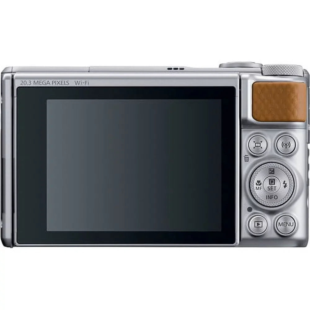 Canon PowerShot SX740  Digital Camera (Silver) with 64GB , Tripod, and More