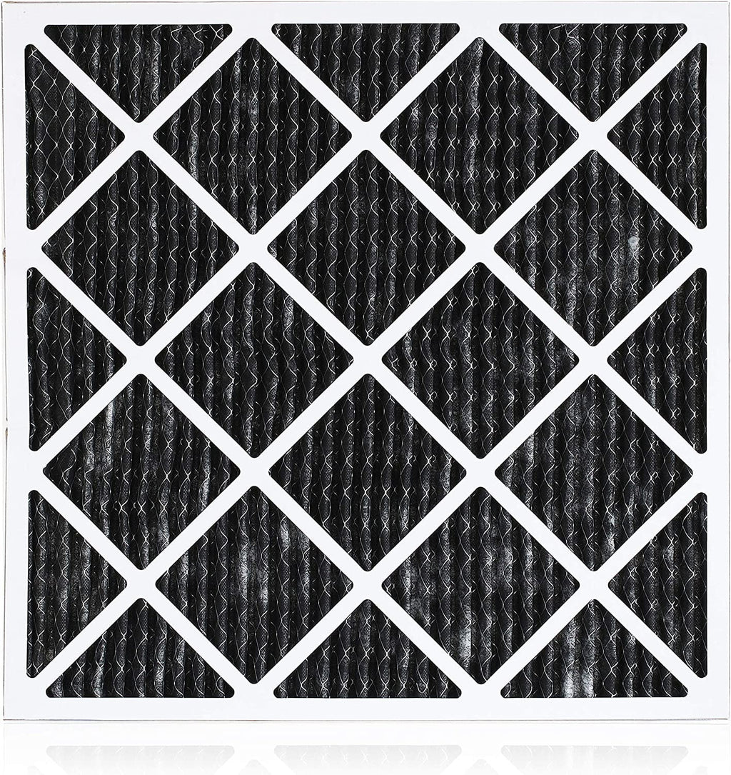 Filterbuy 20x23x1  8 Odor Eliminator Pleated   Furnace Air Filters with Activated Carbon (6-Pack)