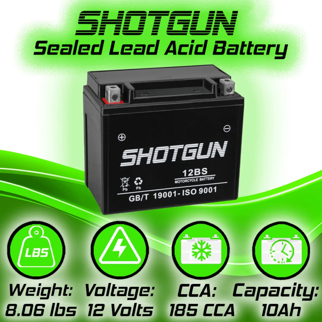 Shotgun YTX12- Motorsports Battery Compatible with Suzuki -R1000
