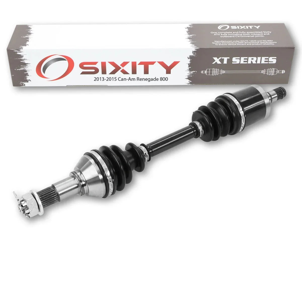 Sixity  Front Left Axle compatible with Can-Am Renegade 800 2013-2015 -    4X4