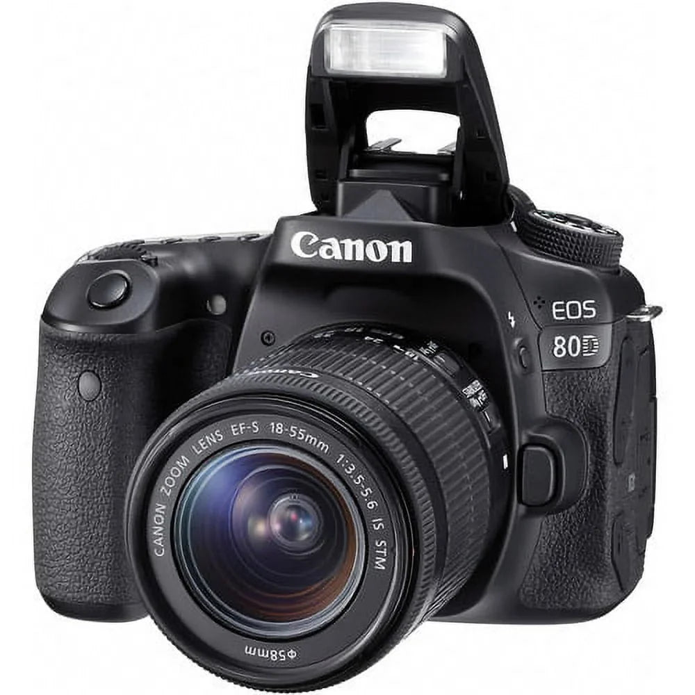 Canon  80D  Camera with 18-55mm Lens + 16GB Expo Essentials Kit