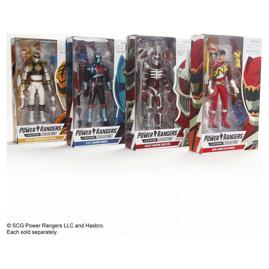 Power Rangers Lightning Collection 6-inch Mighty Morphin White Ranger Figure
