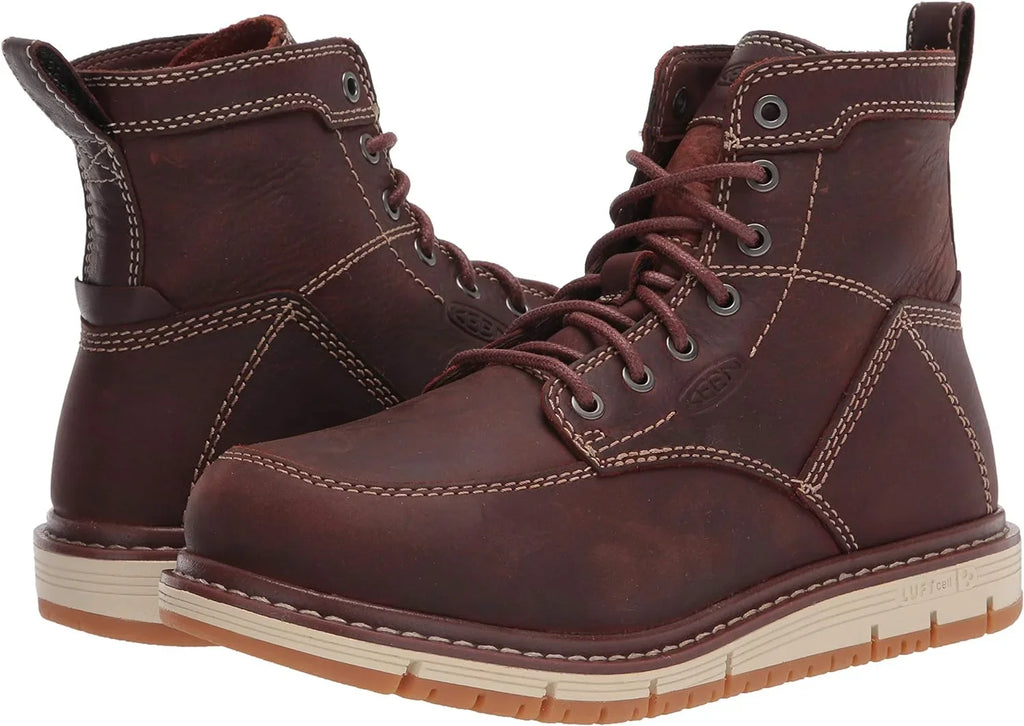 Utility Women's San Jose 6 Alloy Toe Wedge Work Boots 5 Gingerbread